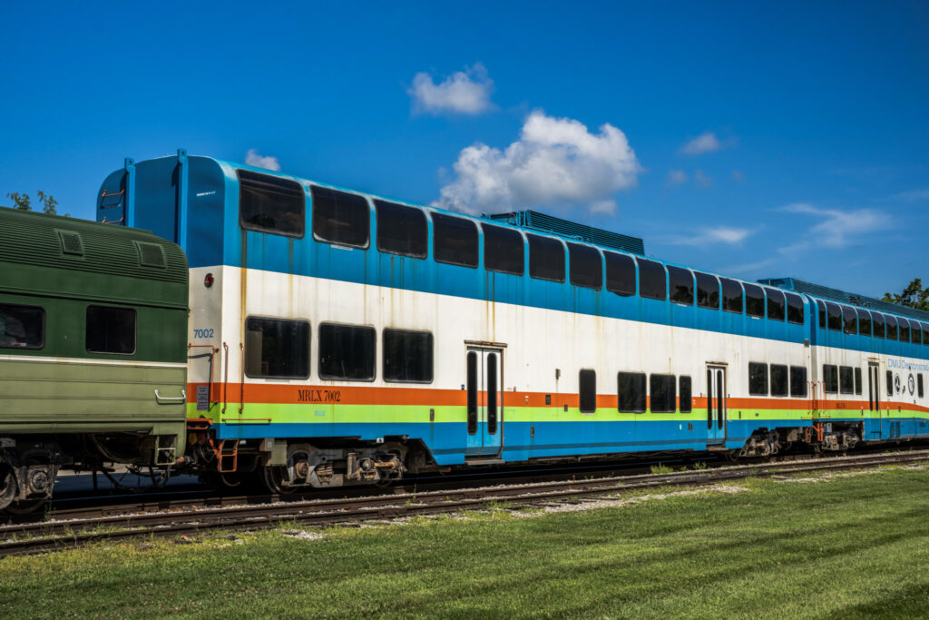 DMU Train Cars at French Lick Scenic Railway